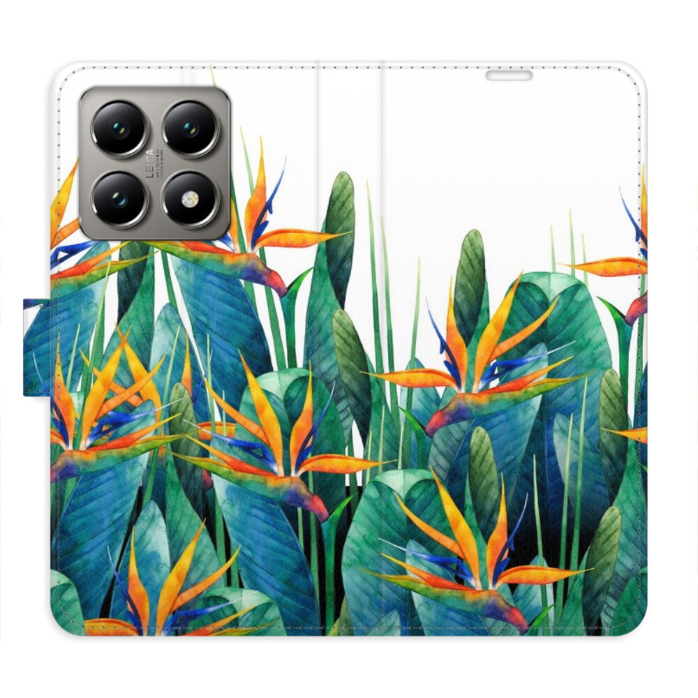 Flipové puzdro iSaprio - Exotic Flowers 02 - Xiaomi 14T Pro