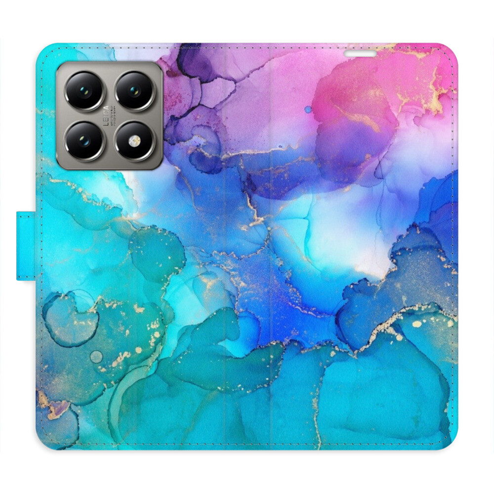 Flipové puzdro iSaprio - BluePink Paint - Xiaomi 14T Pro
