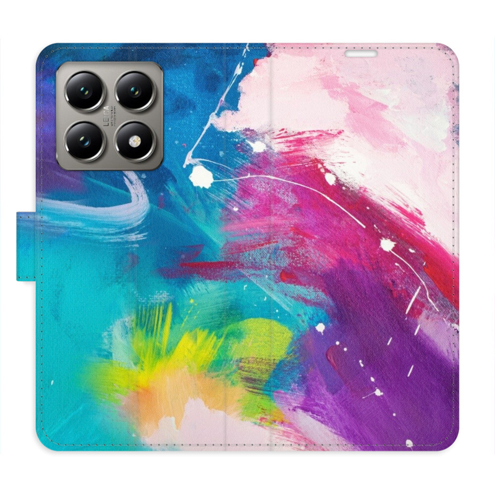 Flipové puzdro iSaprio - Abstract Paint 05 - Xiaomi 14T Pro