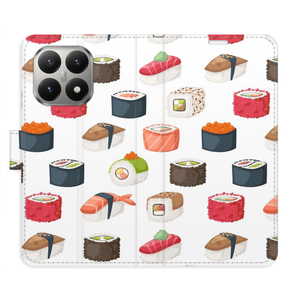 Flipové puzdro iSaprio - Sushi Pattern 02 - Xiaomi 15T