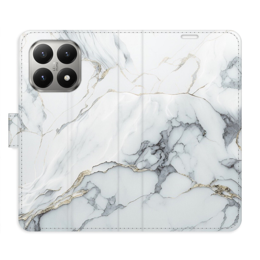 Flipové puzdro iSaprio - SilverMarble 15 - Xiaomi 15T