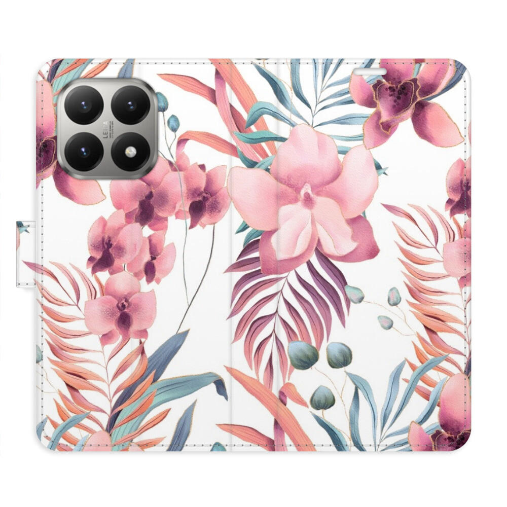 Flipové puzdro iSaprio - Pink Flowers 02 - Xiaomi 15T