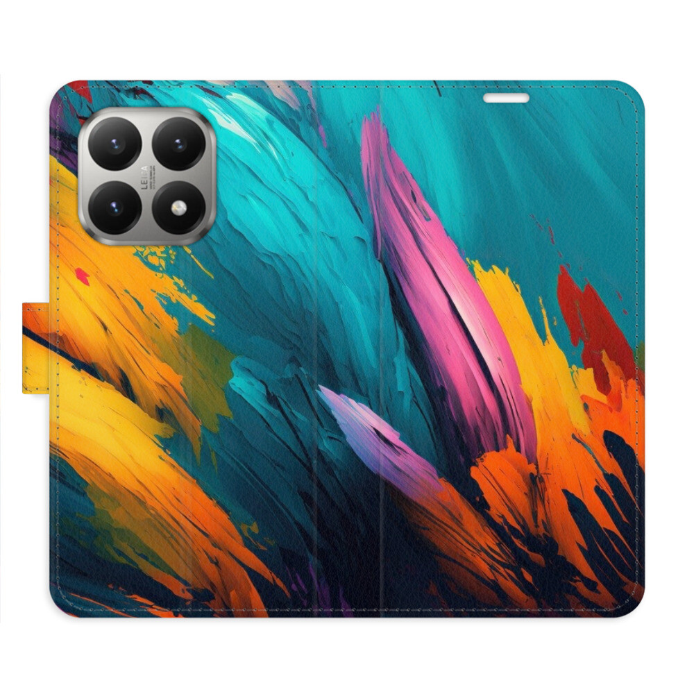 Flipové puzdro iSaprio - Orange Paint 02 - Xiaomi 15T