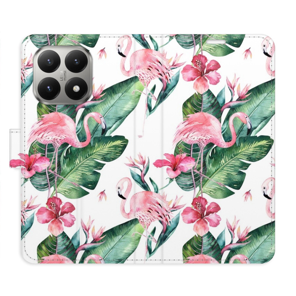 Flipové puzdro iSaprio - Flamingos Pattern - Xiaomi 15T
