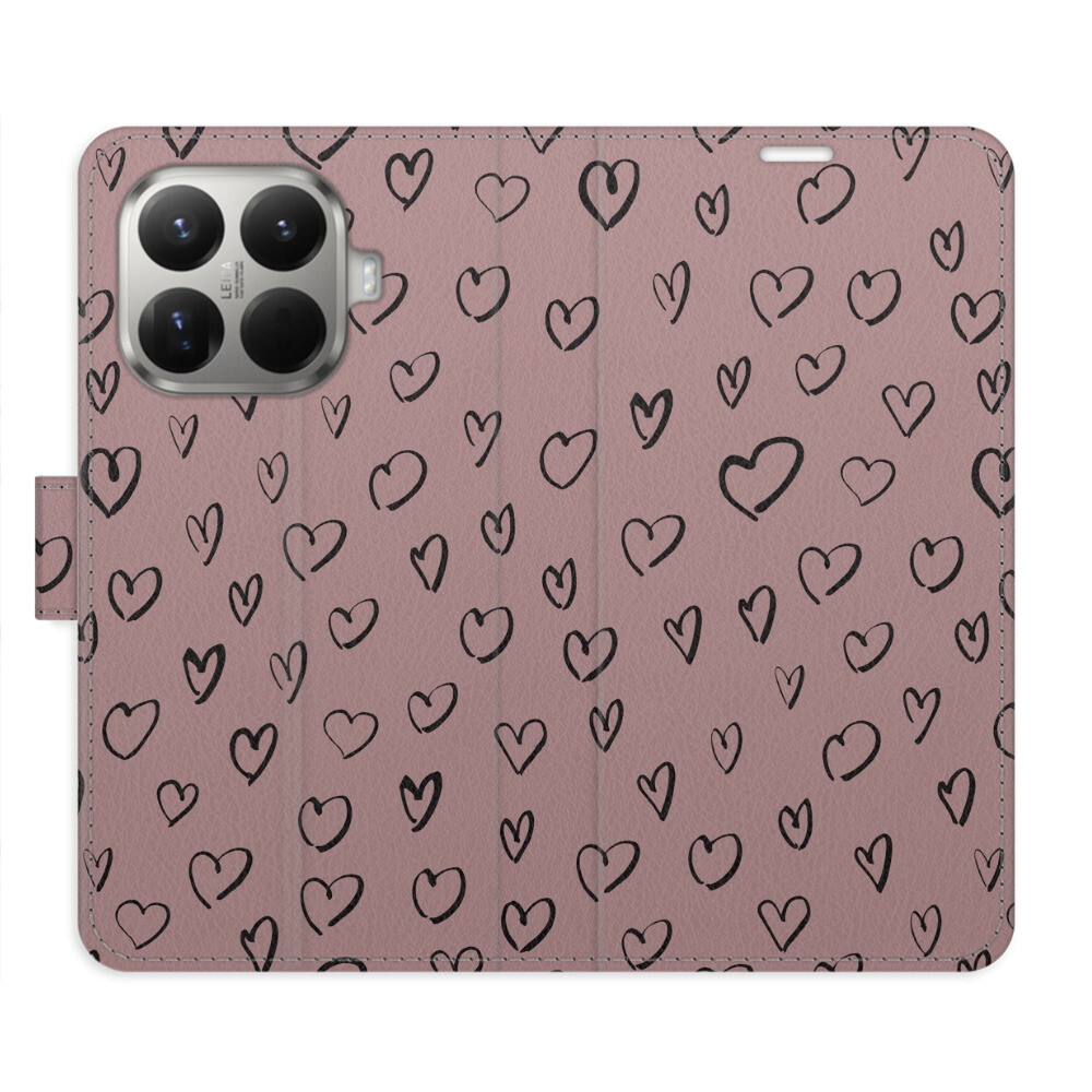 Flipové puzdro iSaprio - Heart Dark 02 - Xiaomi 15T Pro