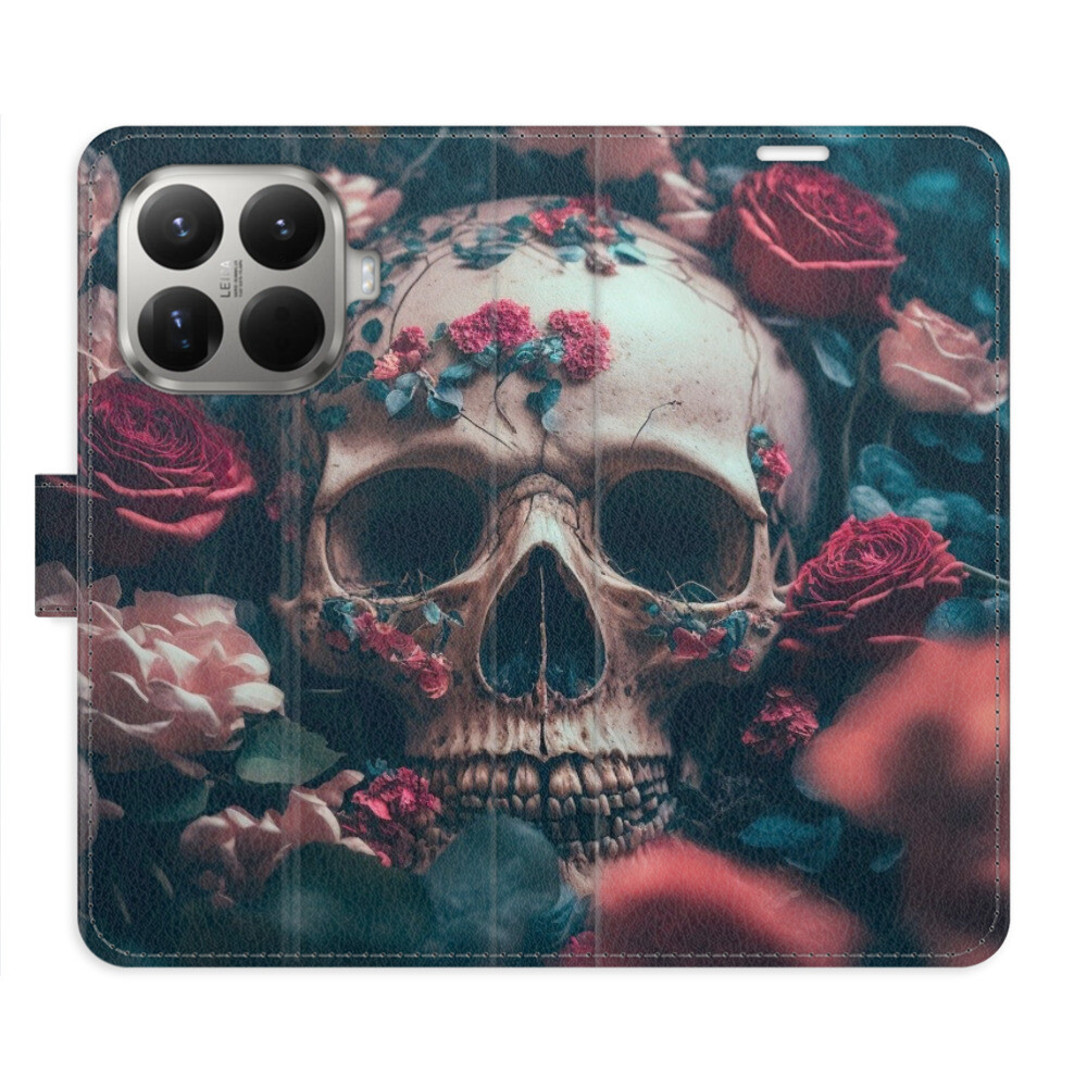 Flipové puzdro iSaprio - Skull in Roses 02 - Xiaomi 15T Pro