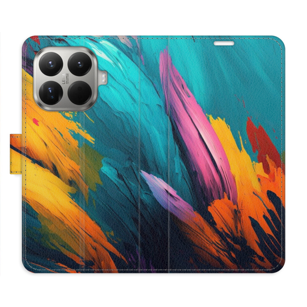 Flipové puzdro iSaprio - Orange Paint 02 - Xiaomi 15T Pro