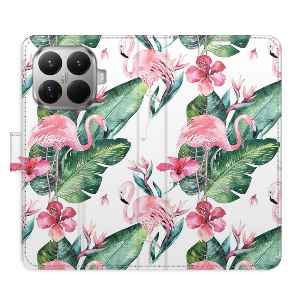 Flipové puzdro iSaprio - Flamingos Pattern - Xiaomi 15T Pro