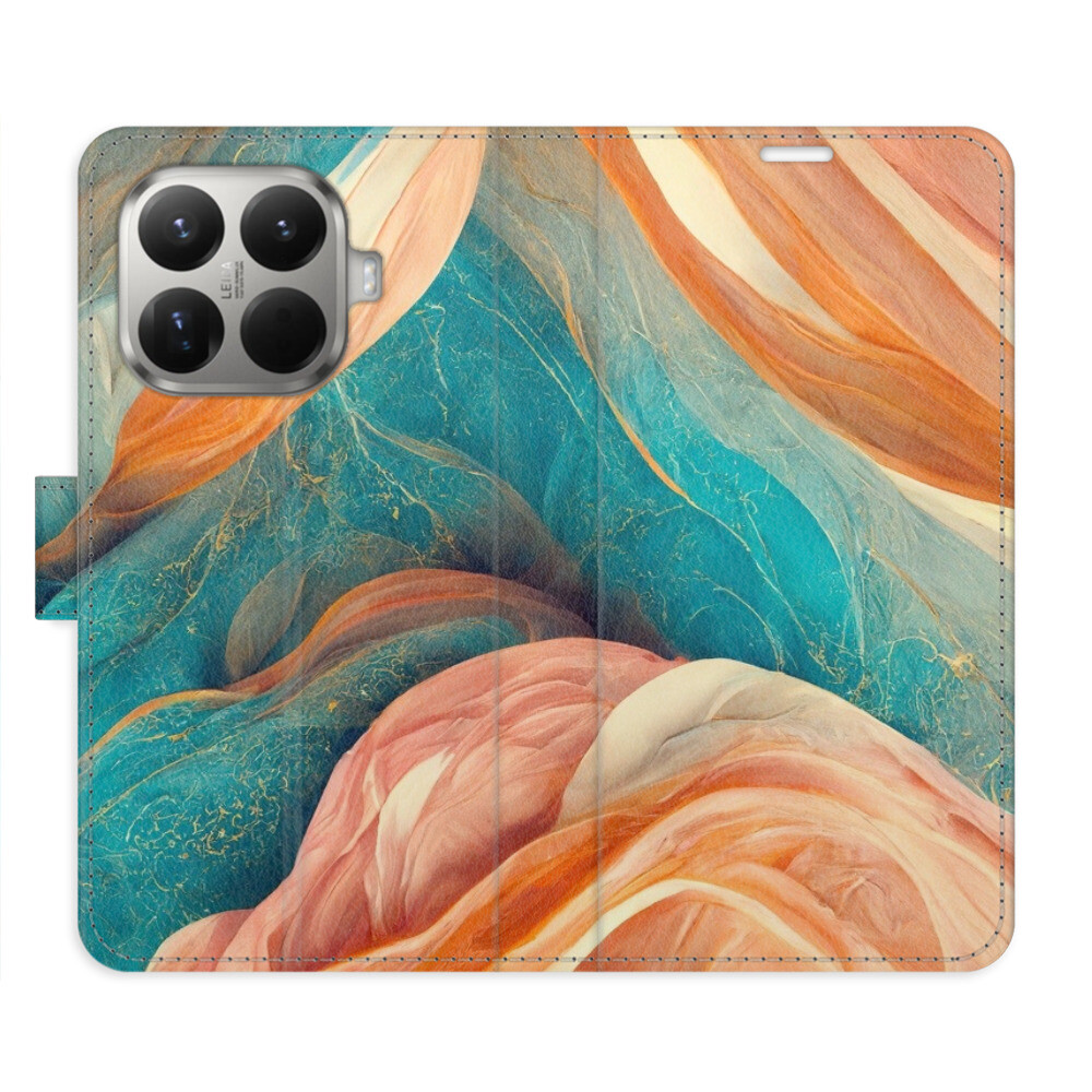 Flipové puzdro iSaprio - Blue and Orange - Xiaomi 15T Pro