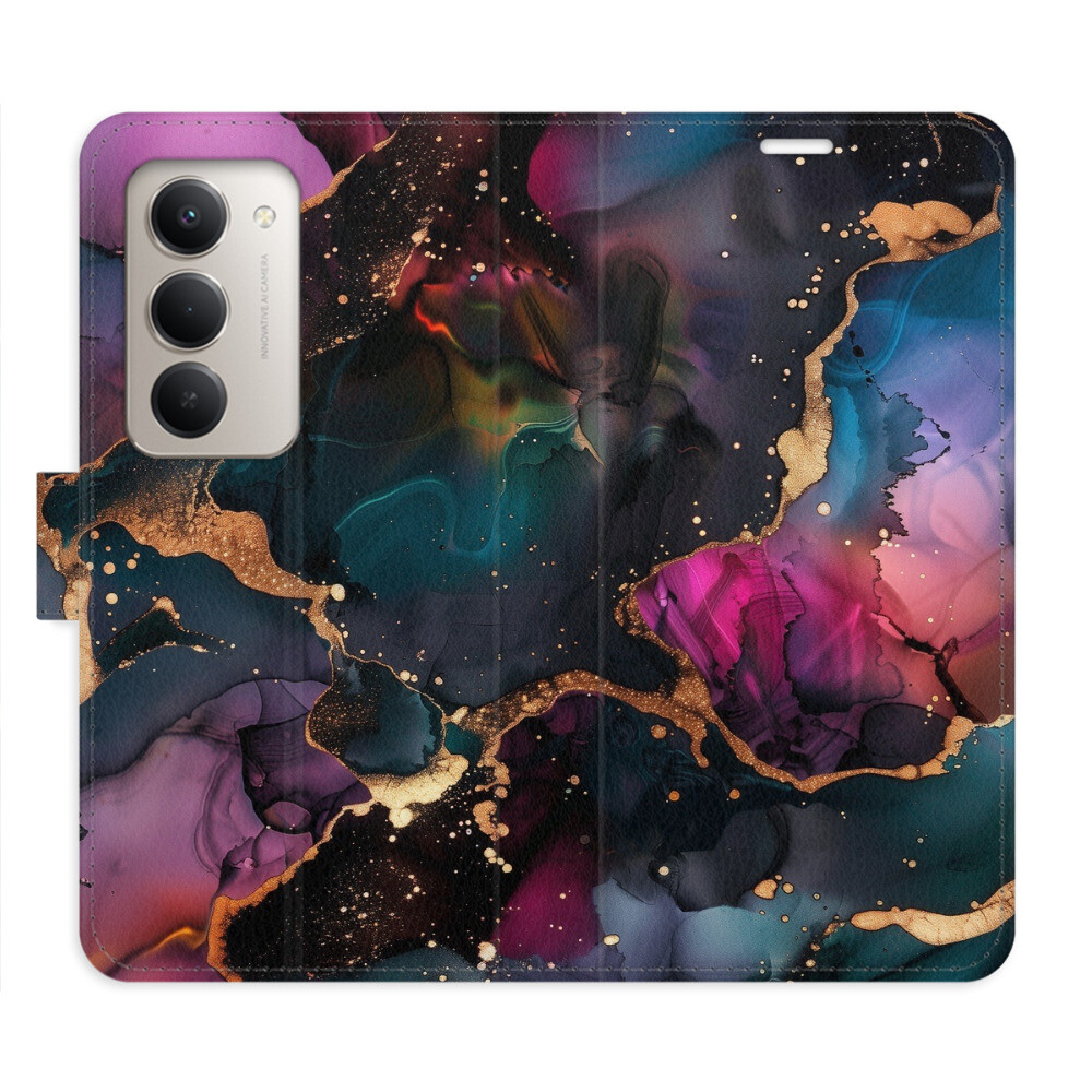 Flipové puzdro iSaprio - Dark Marble - Xiaomi Redmi 15