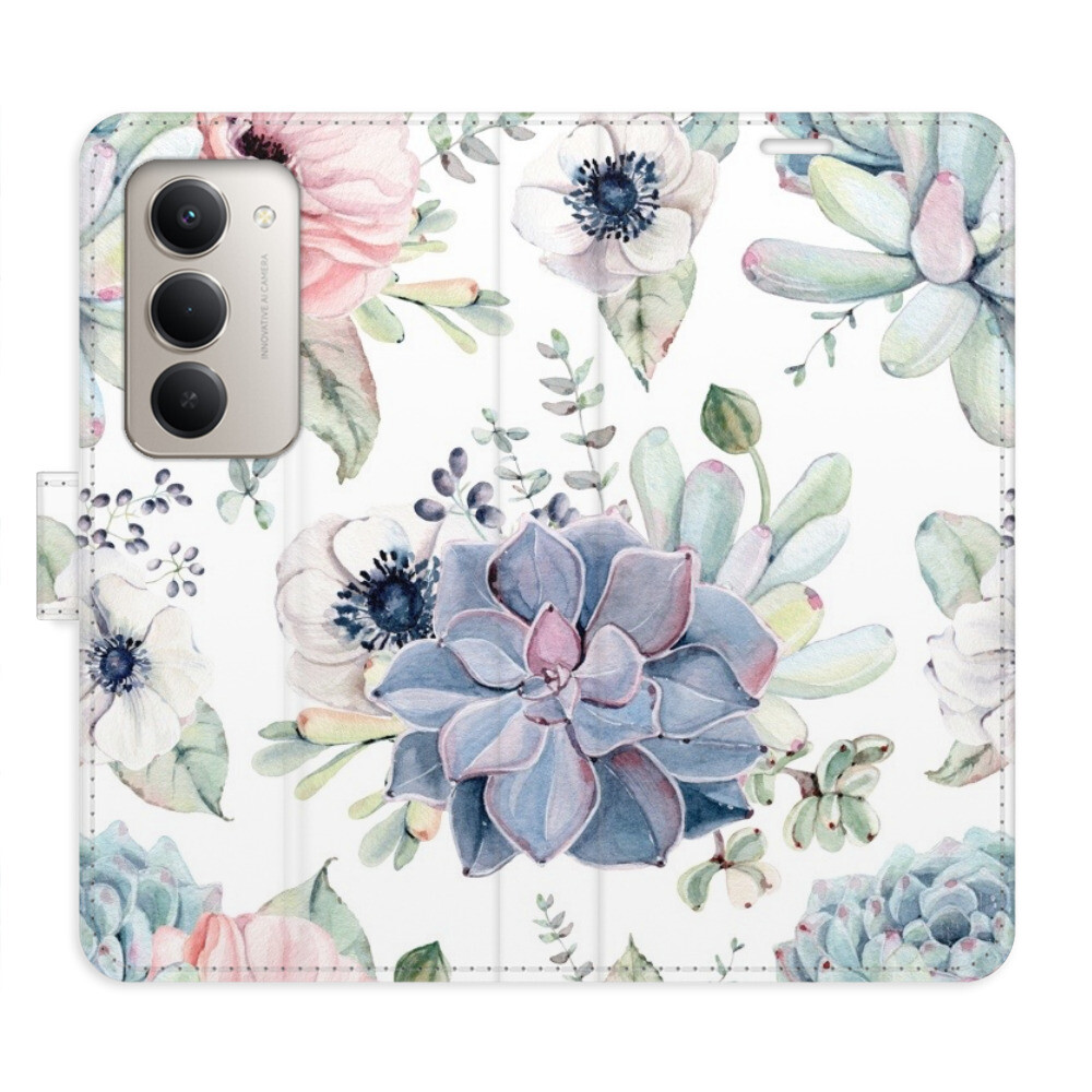 Flipové puzdro iSaprio - Succulents - Xiaomi Redmi 15