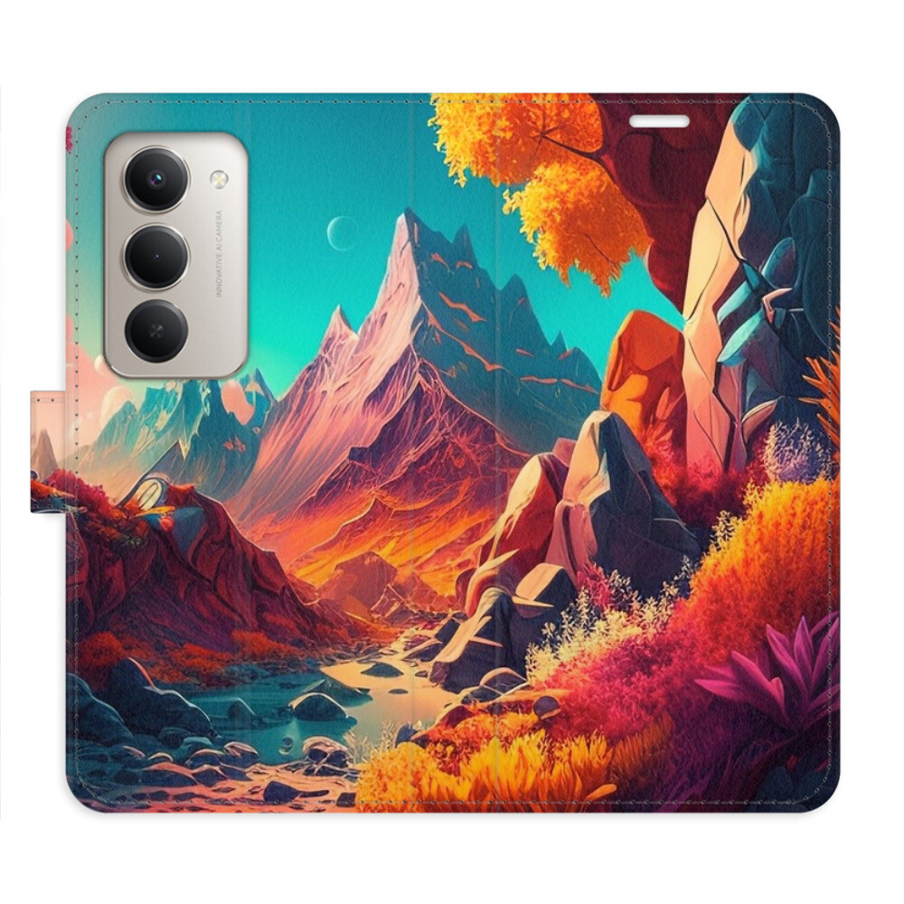 Flipové puzdro iSaprio - Colorful Mountains - Xiaomi Redmi 15