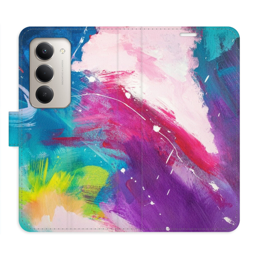 Flipové puzdro iSaprio - Abstract Paint 05 - Xiaomi Redmi 15