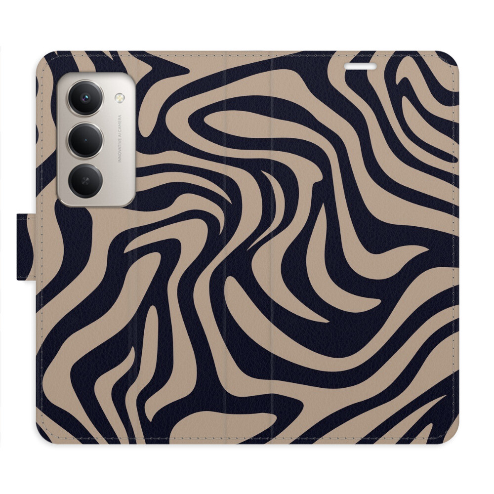 Flipové puzdro iSaprio - Zebra Black 02 - Xiaomi Redmi 15 5G