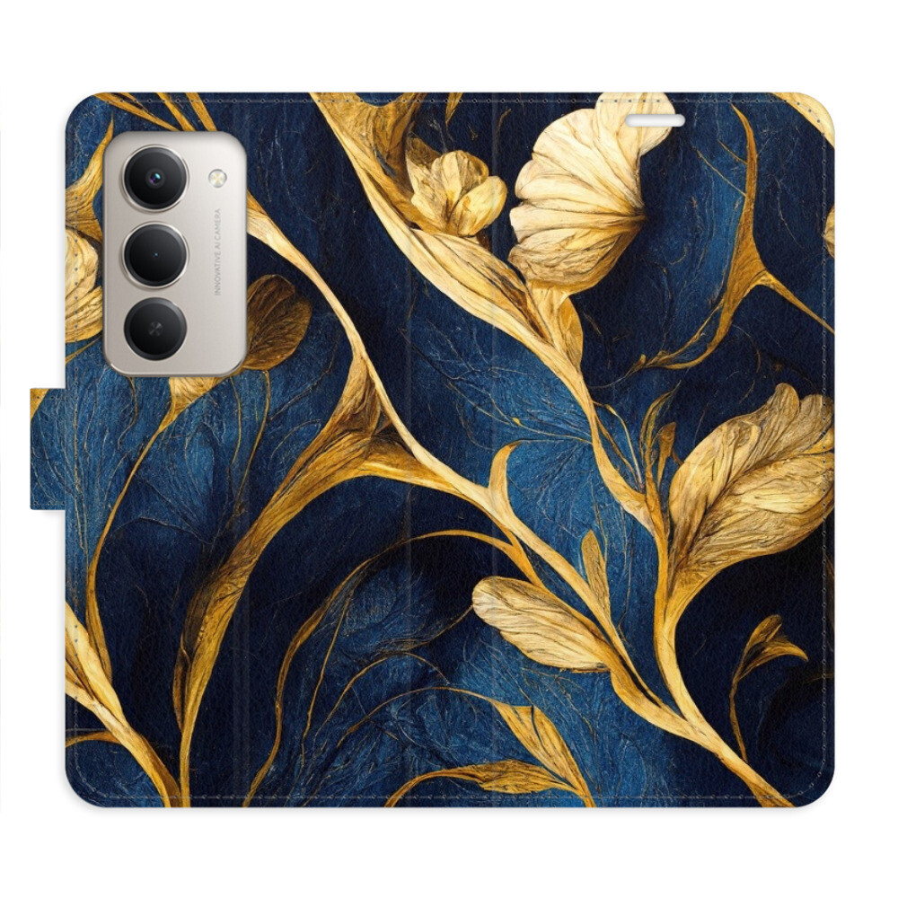 Flipové puzdro iSaprio - GoldBlue - Xiaomi Redmi 15 5G