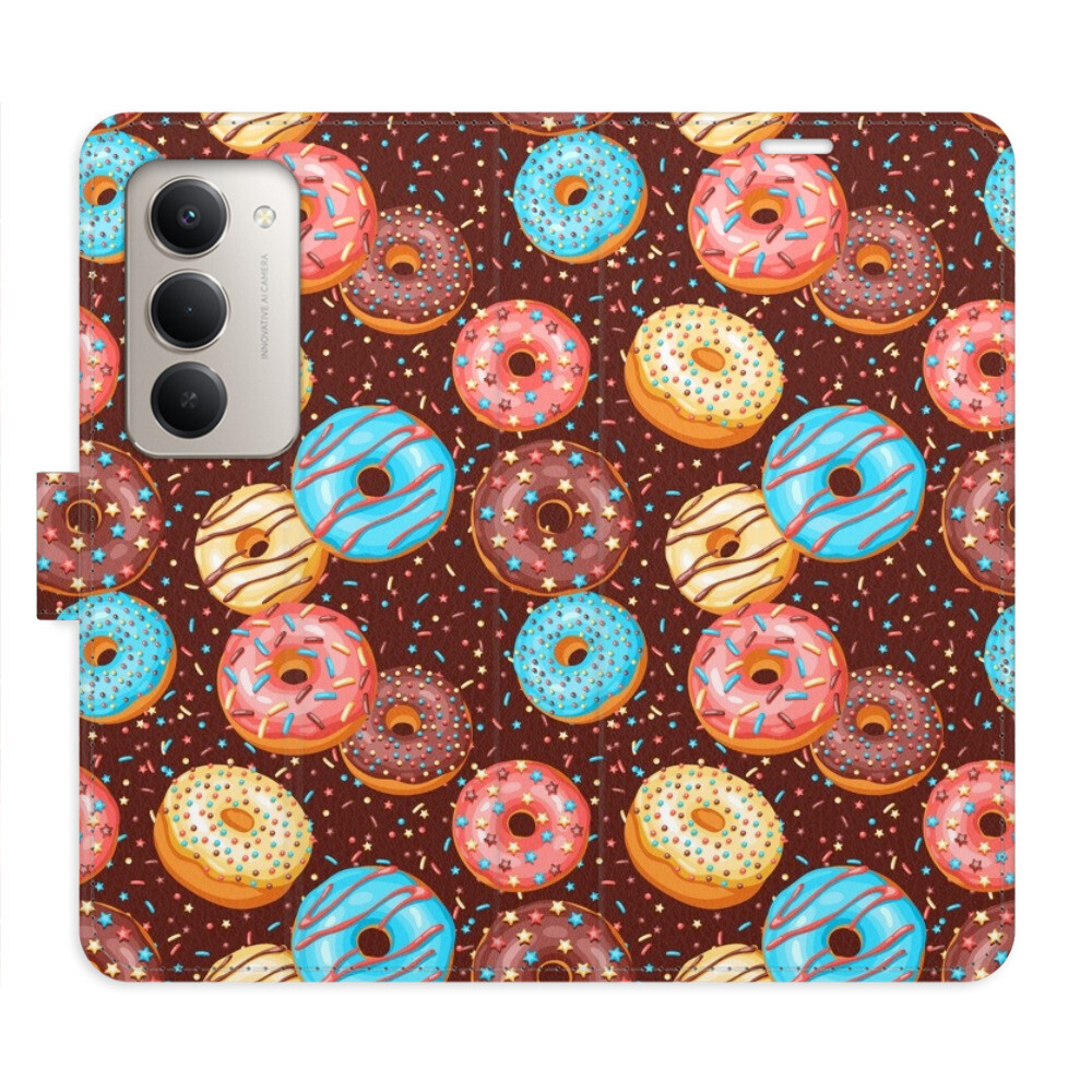 Flipové puzdro iSaprio - Donuts Pattern - Xiaomi Redmi 15 5G