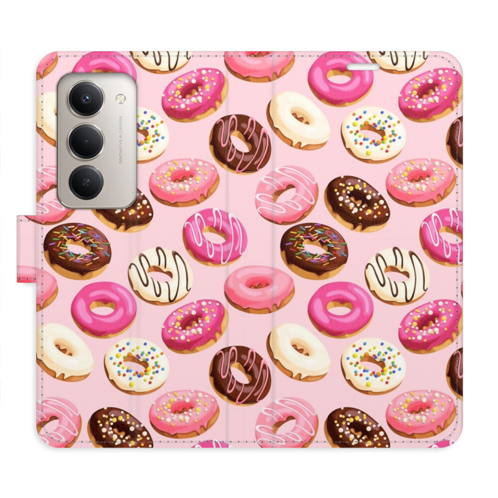 Flipové puzdro iSaprio - Donuts Pattern 03 - Xiaomi Redmi 15 5G