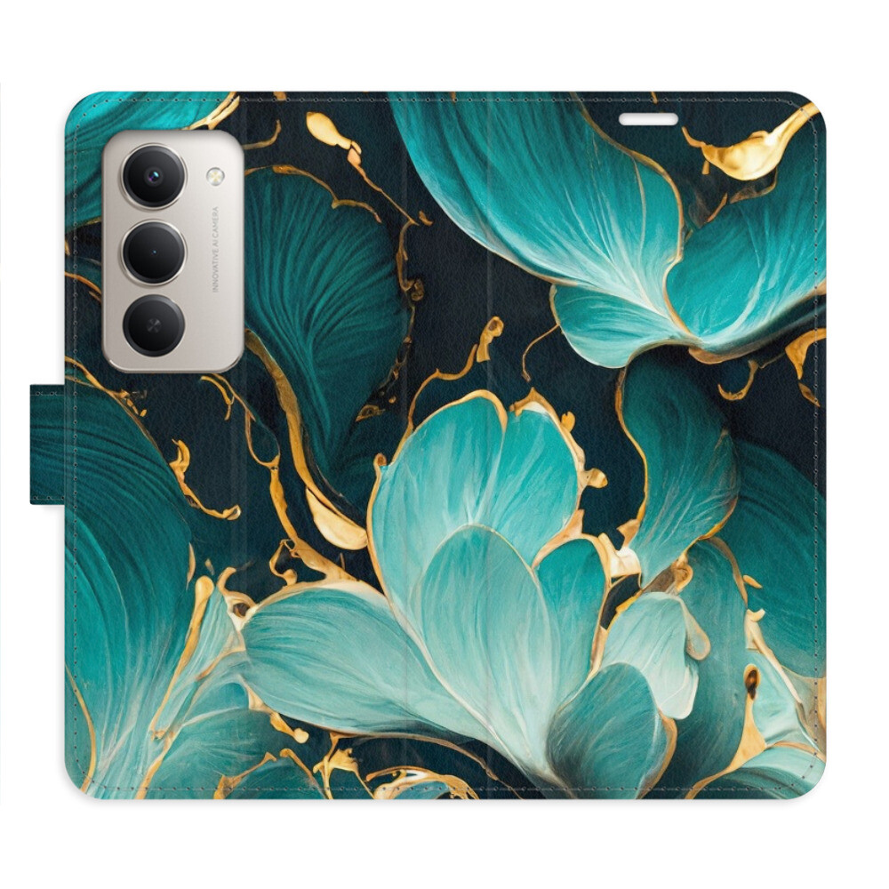 Flipové puzdro iSaprio - Blue Flowers 02 - Xiaomi Redmi 15 5G