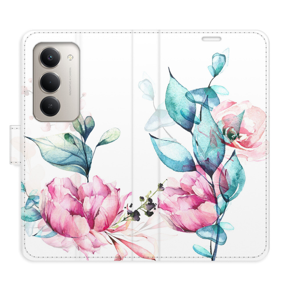 Flipové puzdro iSaprio - Beautiful Flower - Xiaomi Redmi 15 5G