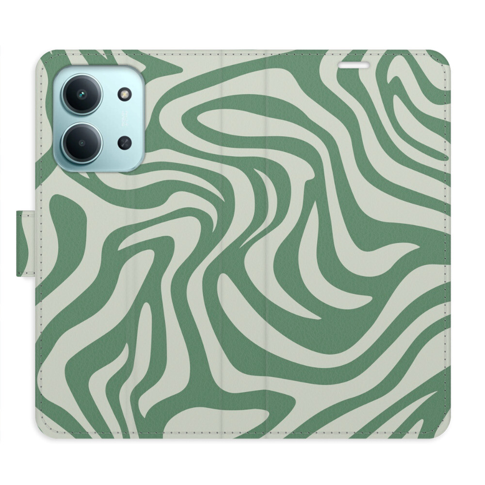 Flipové puzdro iSaprio - Zebra Green 02 - Xiaomi Redmi 15C