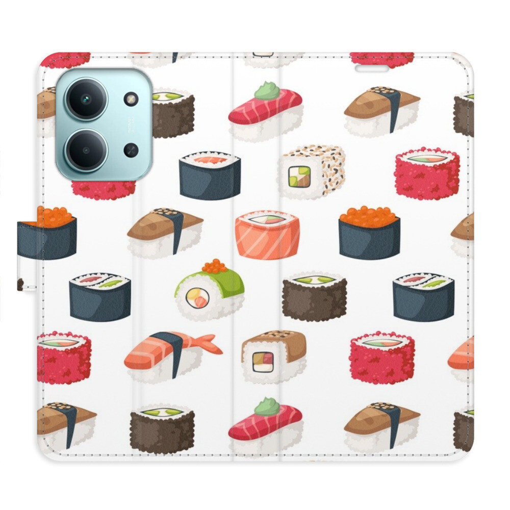 Flipové puzdro iSaprio - Sushi Pattern 02 - Xiaomi Redmi 15C