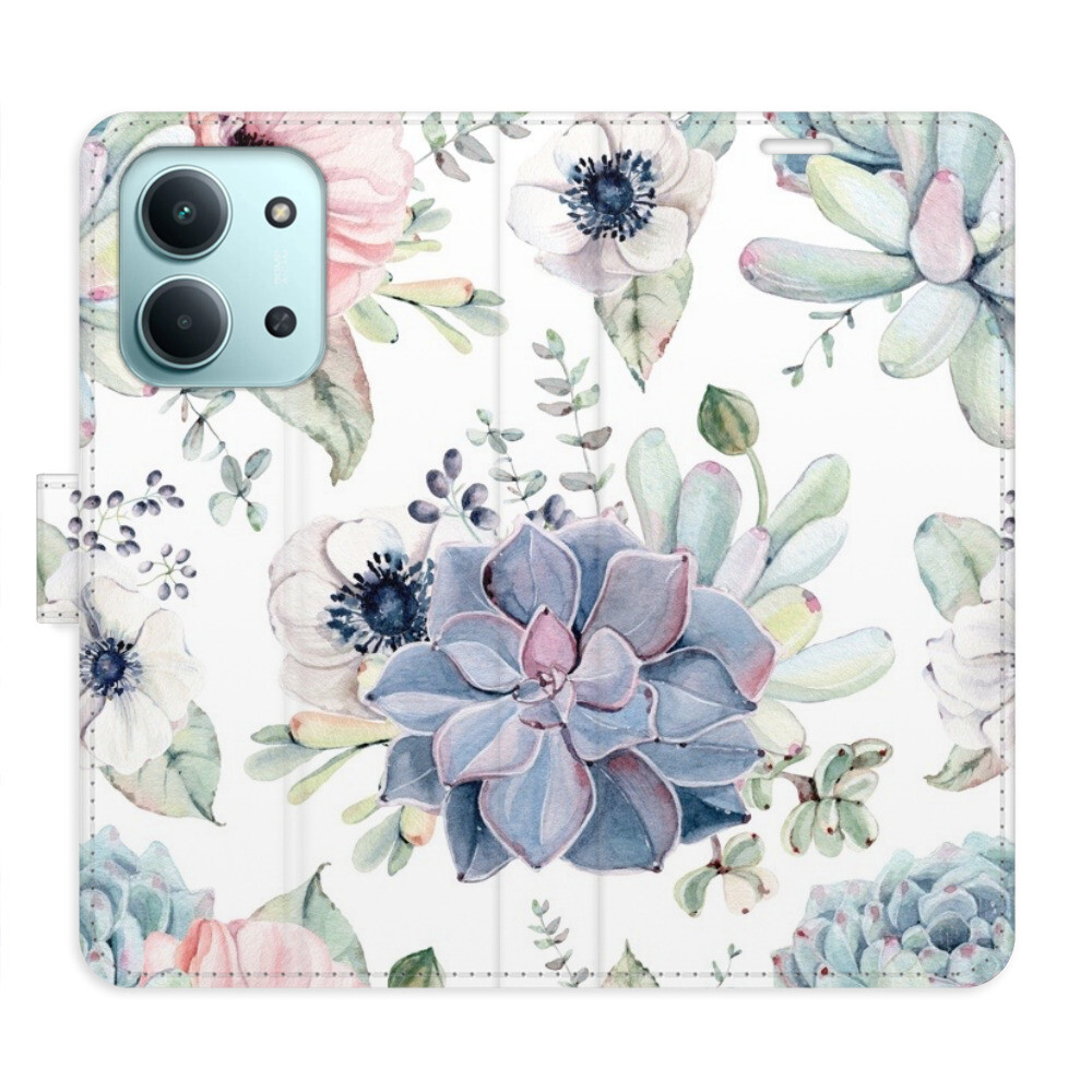 Flipové puzdro iSaprio - Succulents - Xiaomi Redmi 15C