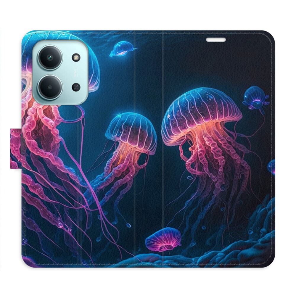 Flipové puzdro iSaprio - Jellyfish - Xiaomi Redmi 15C