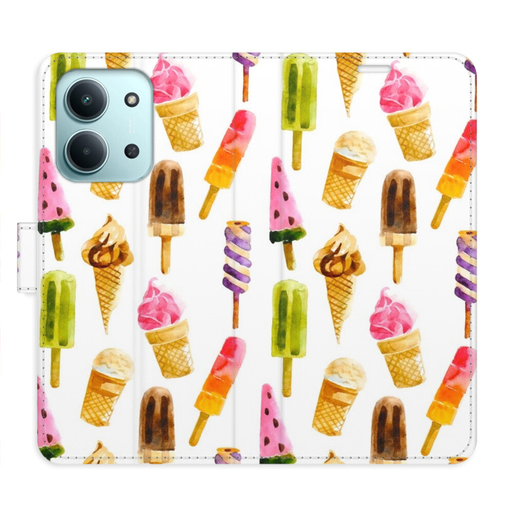 Flipové puzdro iSaprio - Ice Cream Pattern - Xiaomi Redmi 15C