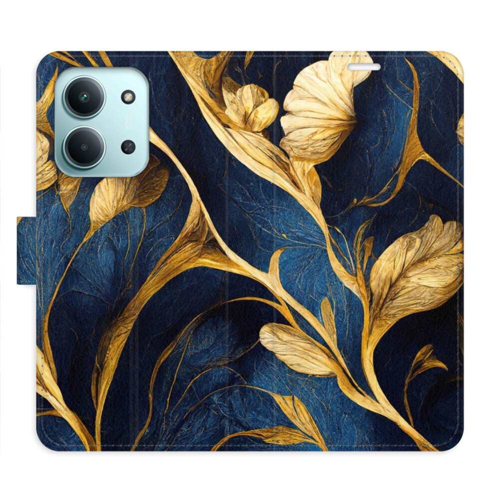 Flipové puzdro iSaprio - GoldBlue - Xiaomi Redmi 15C