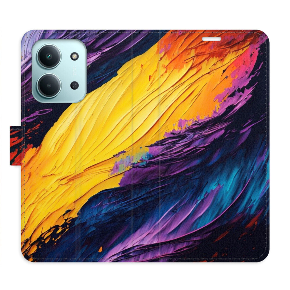 Flipové puzdro iSaprio - Fire Paint - Xiaomi Redmi 15C