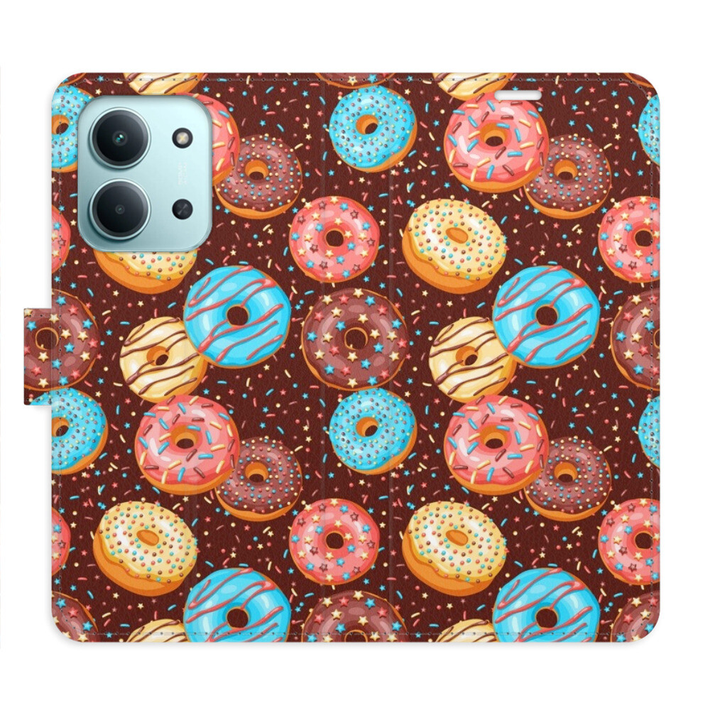 Flipové puzdro iSaprio - Donuts Pattern - Xiaomi Redmi 15C