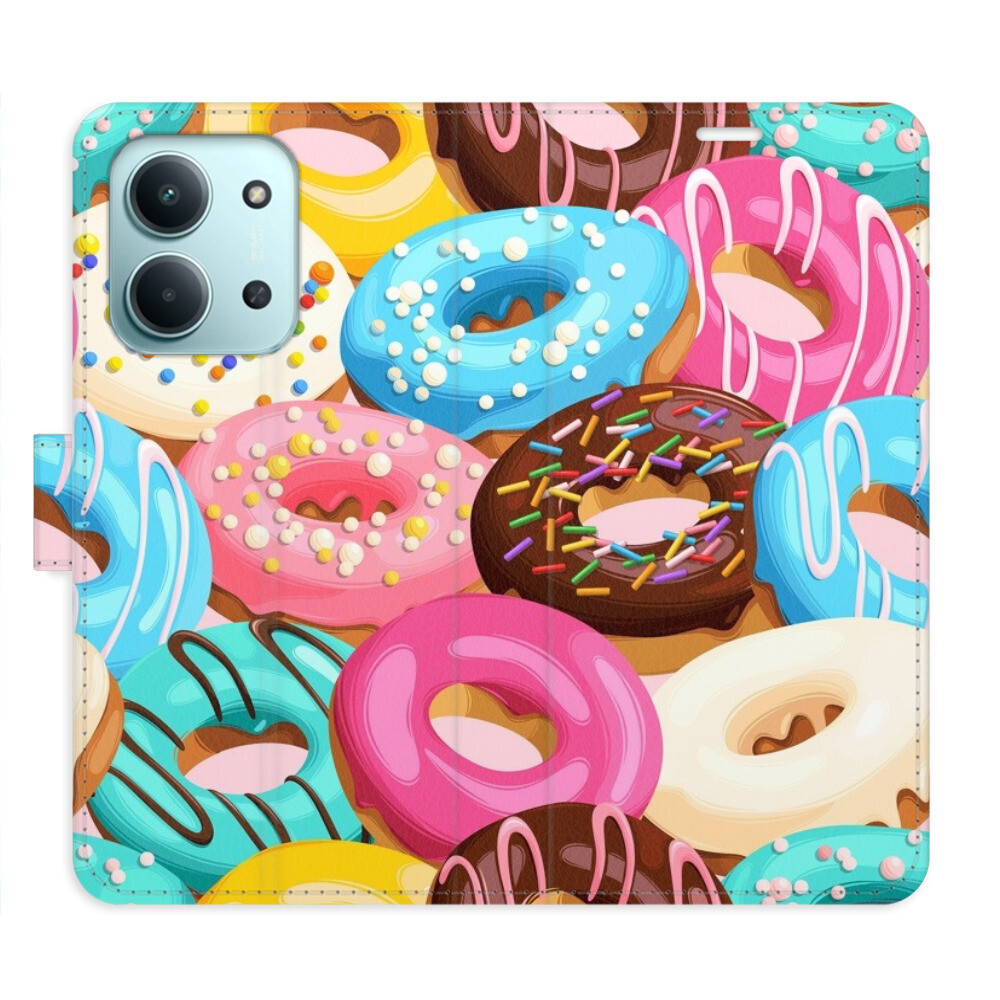 Flipové puzdro iSaprio - Donuts Pattern 02 - Xiaomi Redmi 15C