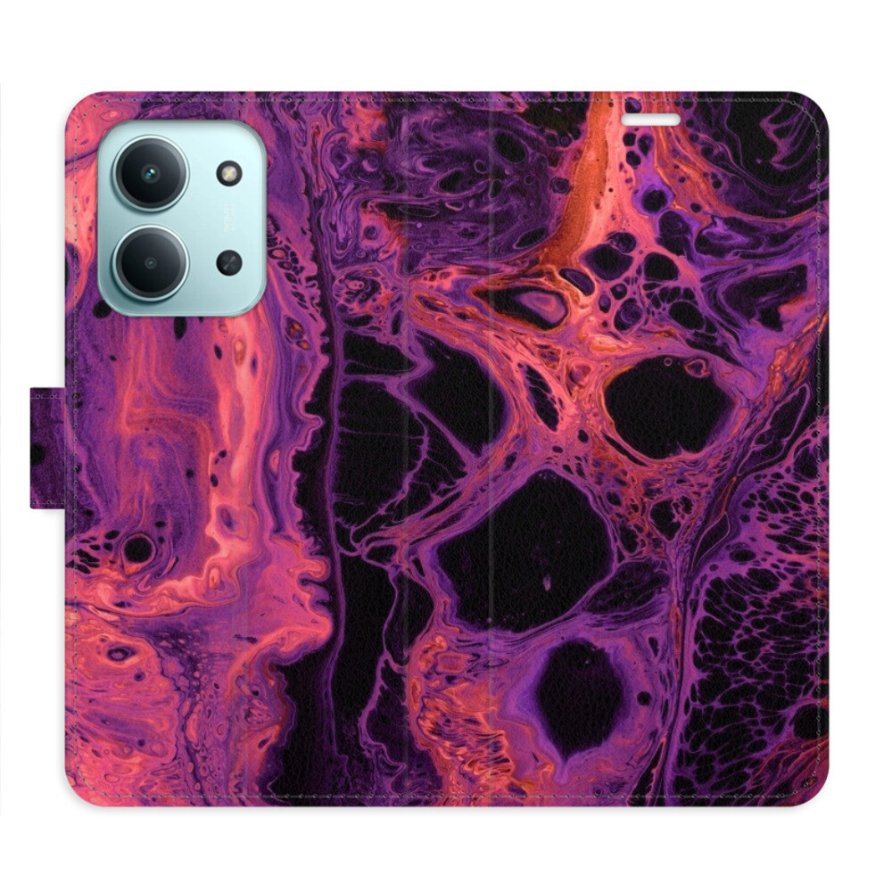 Flipové puzdro iSaprio - Abstract Dark 02 - Xiaomi Redmi 15C