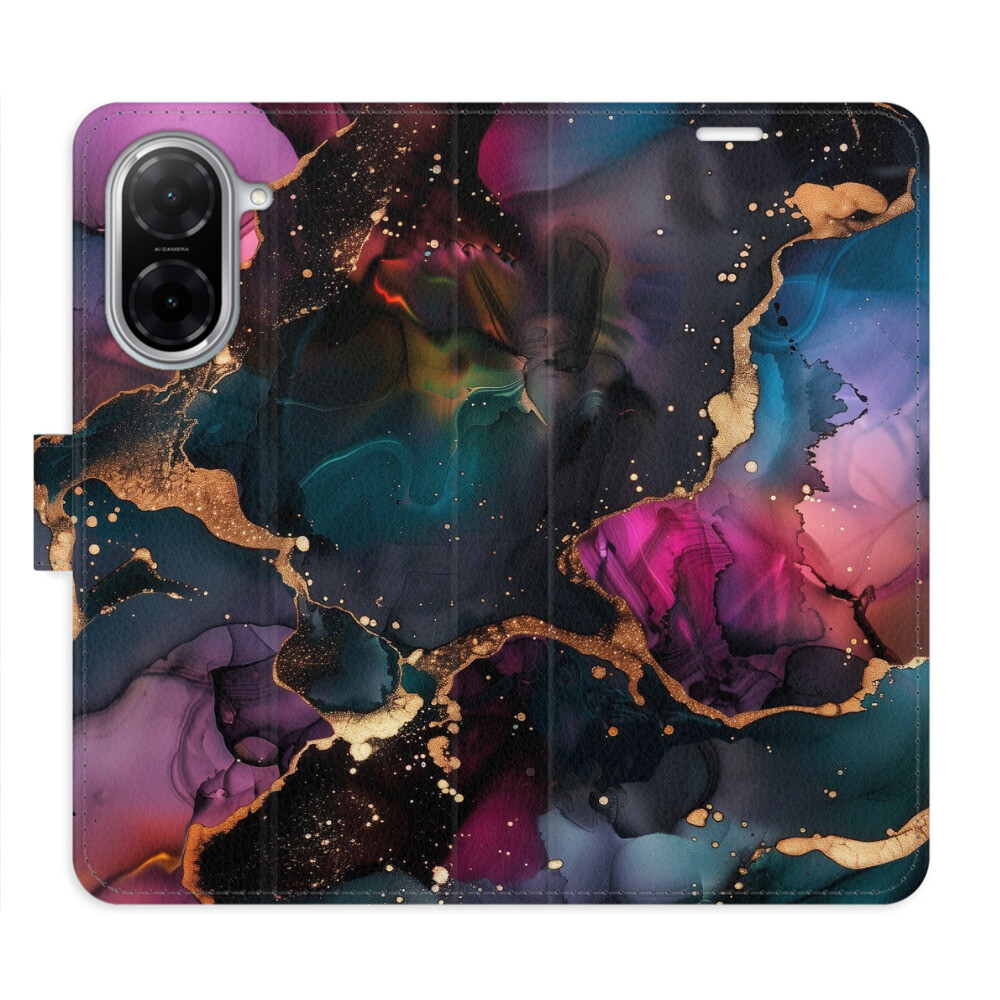 Flipové puzdro iSaprio - Dark Marble - Xiaomi Redmi A5