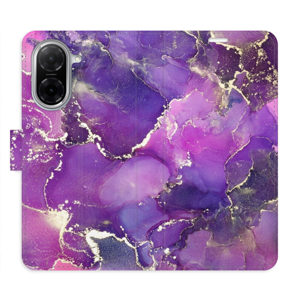 Flipové puzdro iSaprio - Purple Marble - Xiaomi Redmi A5
