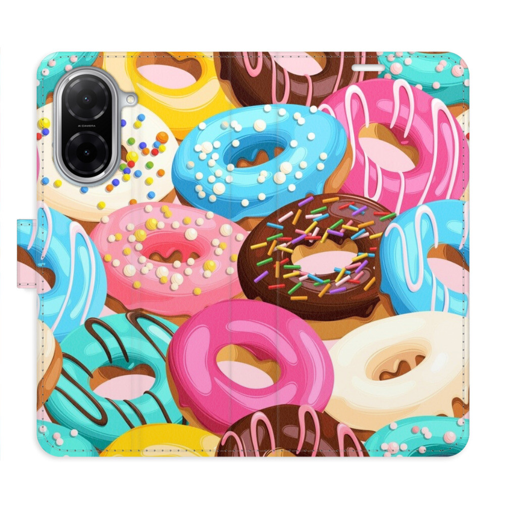 Flipové puzdro iSaprio - Donuts Pattern 02 - Xiaomi Redmi A5