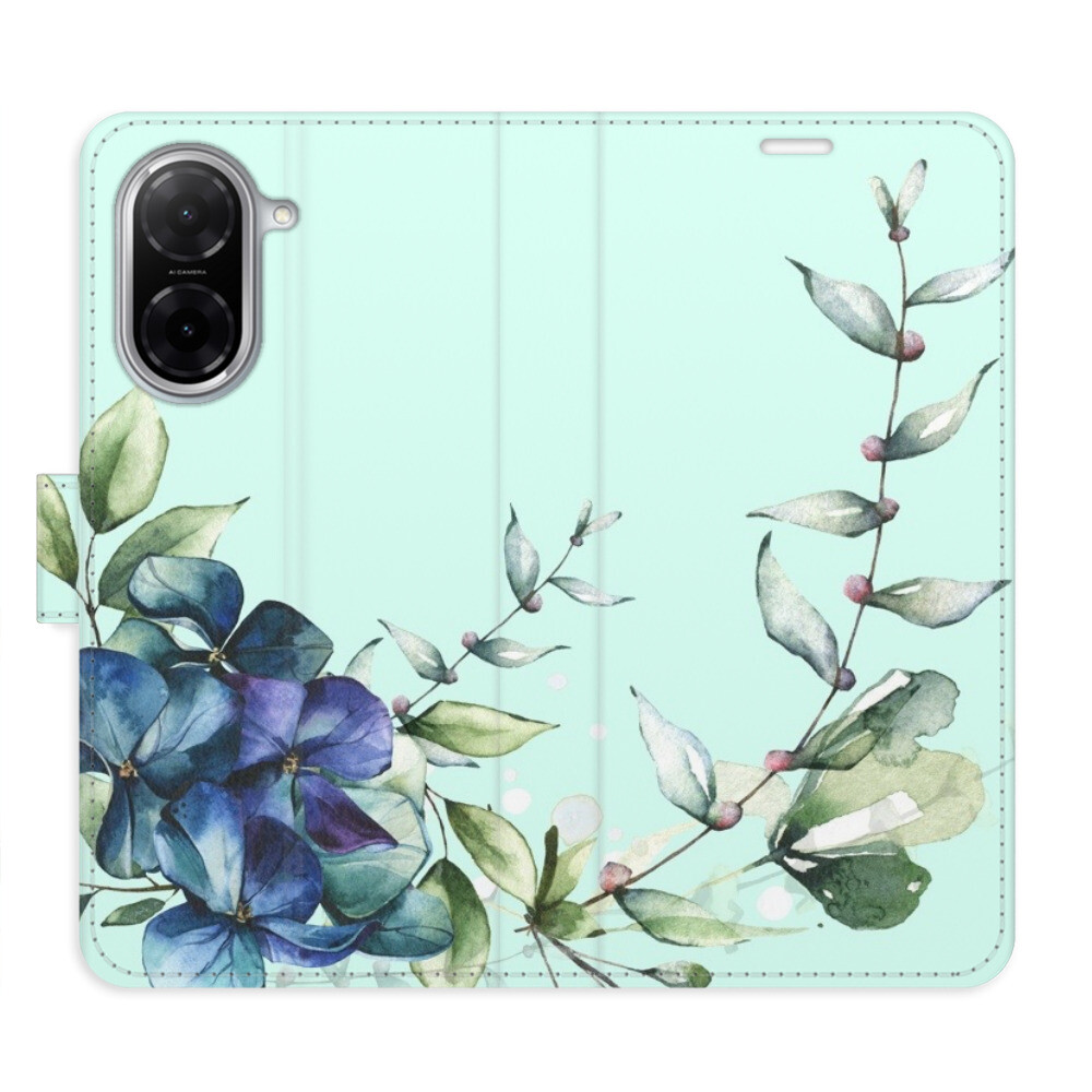 Flipové puzdro iSaprio - Blue Flowers - Xiaomi Redmi A5