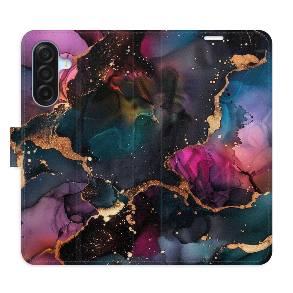 Flipové puzdro iSaprio - Dark Marble - Samsung Galaxy A17 / A17 5G