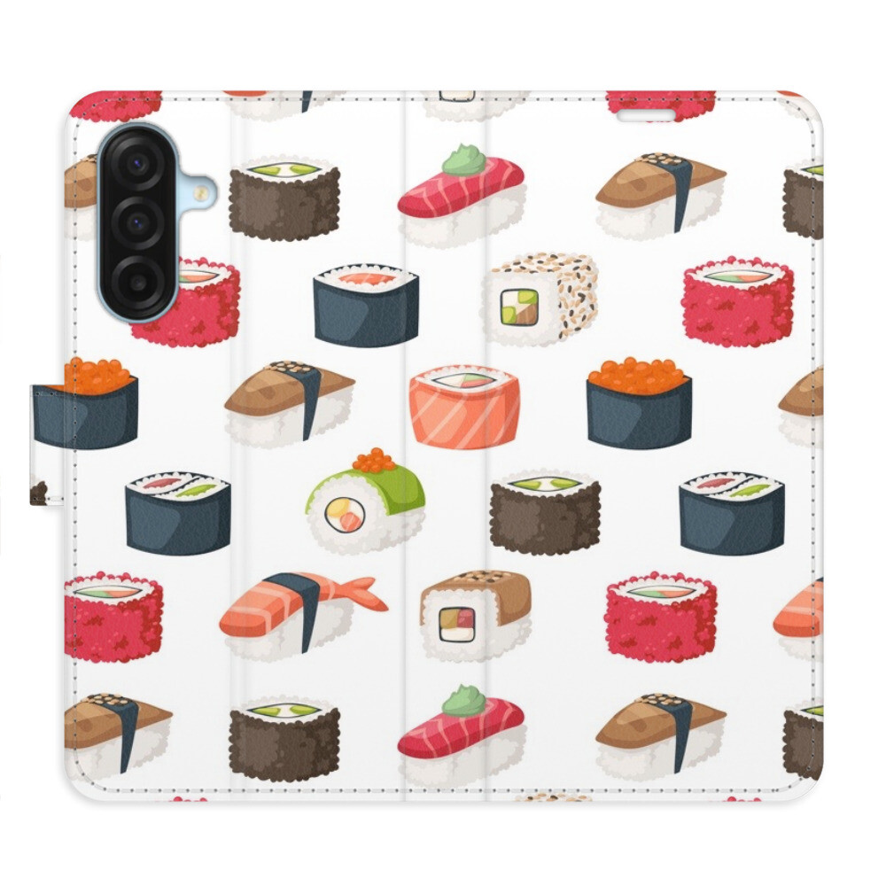 Flipové puzdro iSaprio - Sushi Pattern 02 - Samsung Galaxy A17 / A17 5G