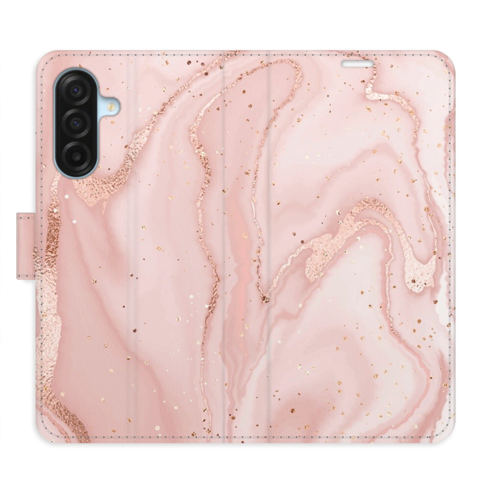 Flipové puzdro iSaprio - RoseGold Marble - Samsung Galaxy A17 / A17 5G