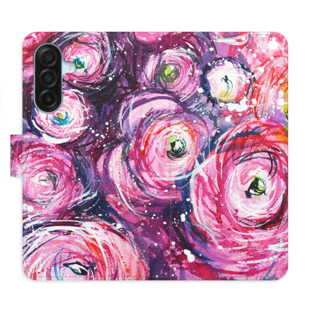 Flipové puzdro iSaprio - Retro Paint 02 - Samsung Galaxy A17 / A17 5G