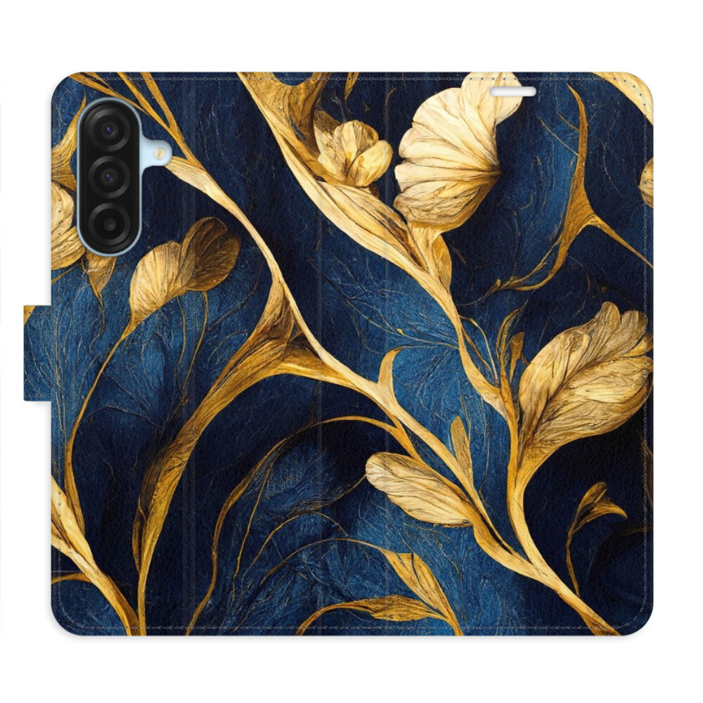 Flipové puzdro iSaprio - GoldBlue - Samsung Galaxy A17 / A17 5G