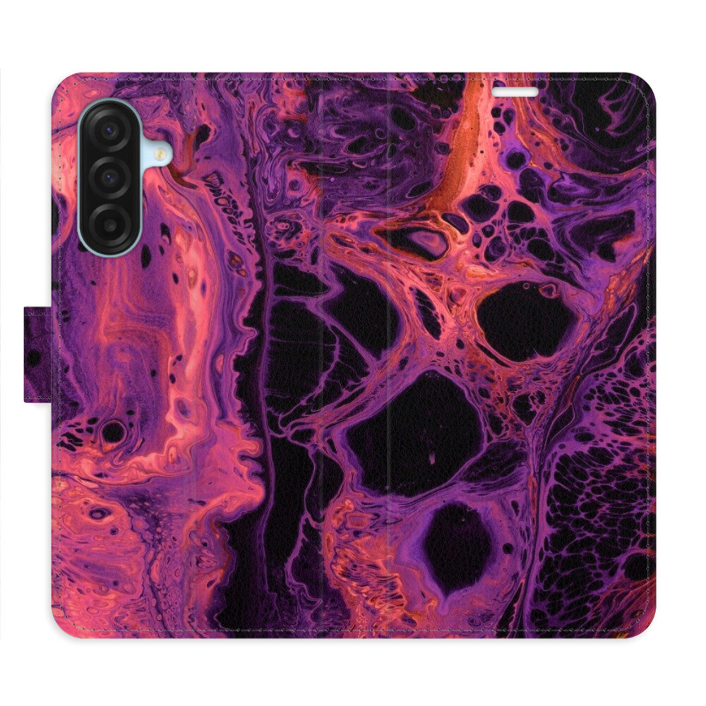 Flipové puzdro iSaprio - Abstract Dark 02 - Samsung Galaxy A17 / A17 5G