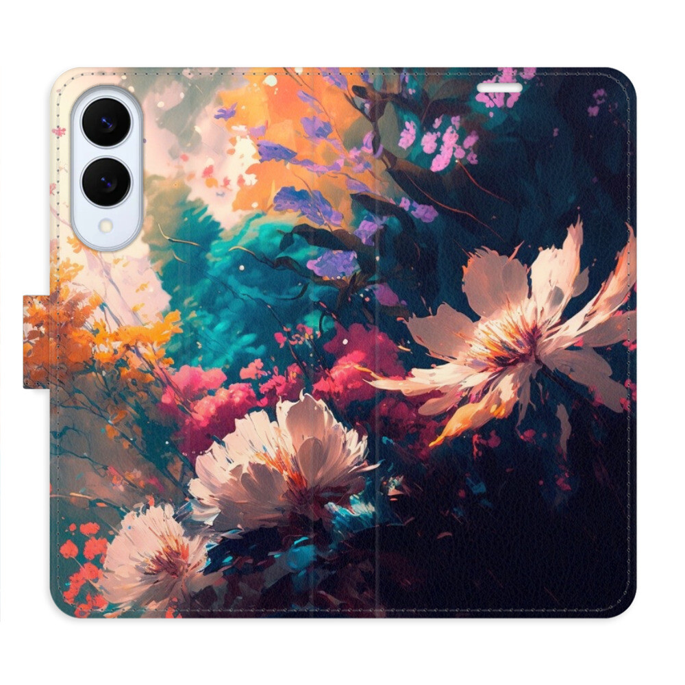 Flipové puzdro iSaprio - Spring Flowers - Samsung Galaxy S25 Edge