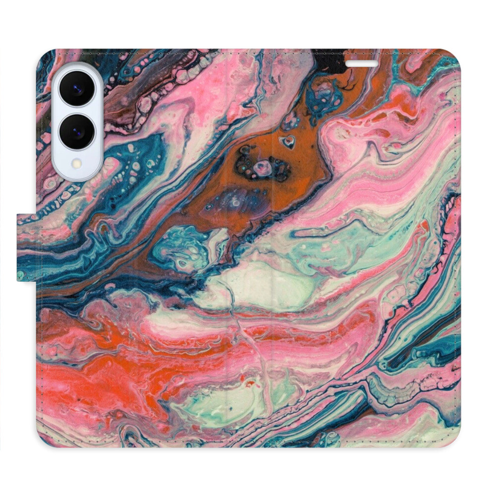 Flipové puzdro iSaprio - Retro Paint - Samsung Galaxy S25 Edge