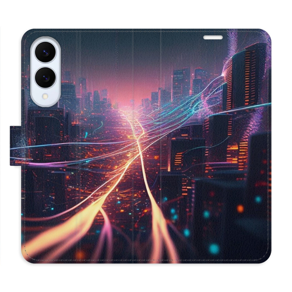 Flipové puzdro iSaprio - Modern City - Samsung Galaxy S25 Edge