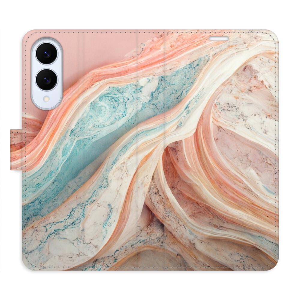 Flipové puzdro iSaprio - Colour Marble - Samsung Galaxy S25 Edge