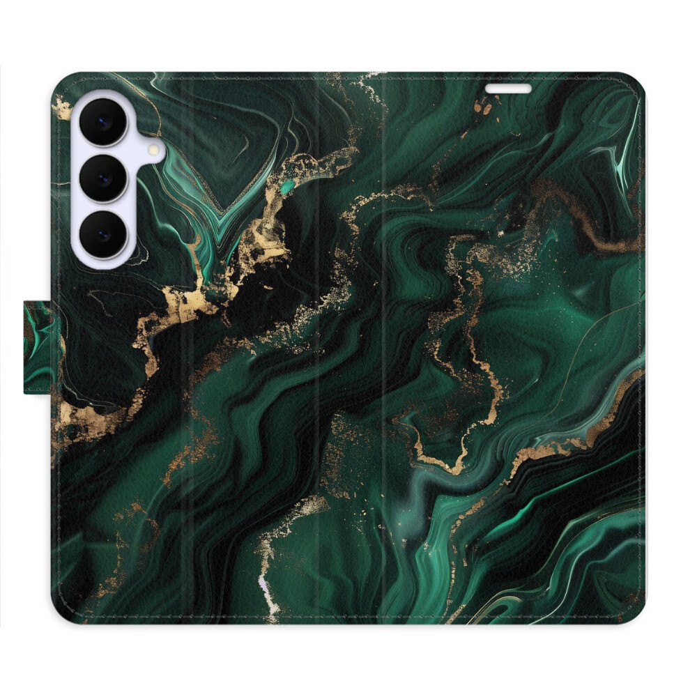 Flipové puzdro iSaprio - Emerald 02 - Samsung Galaxy S25 FE