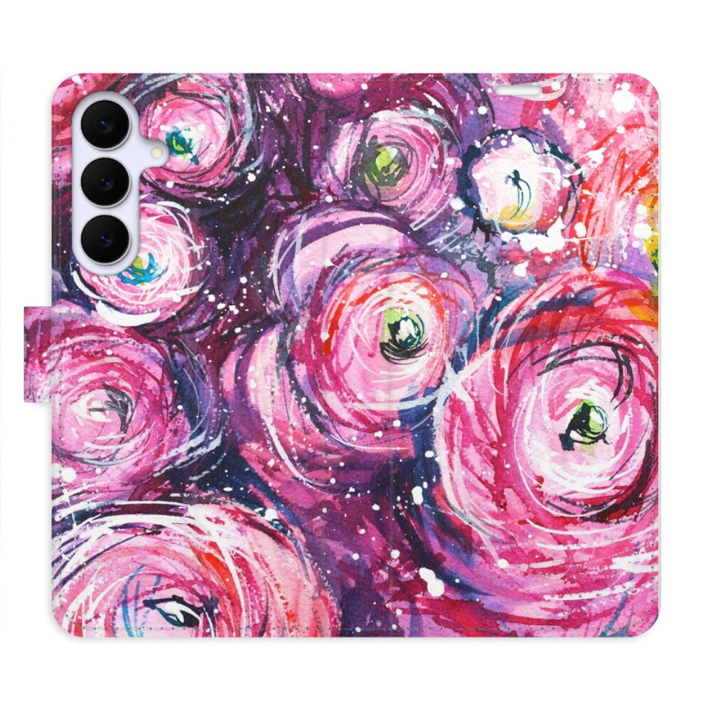 Flipové puzdro iSaprio - Retro Paint 02 - Samsung Galaxy S25 FE