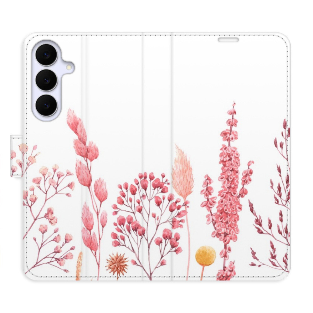 Flipové puzdro iSaprio - Pink Flowers 03 - Samsung Galaxy S25 FE